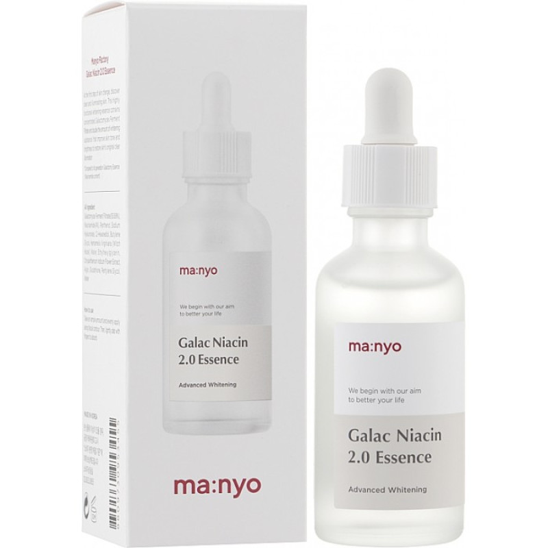 Есенція з галактомісісом і ніацинамідом Manyo Galac Niacin 2.0 Essence 30 ml