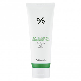 Гель-пінка для вмивання з екстрактом чайного дерева Dr.Ceuracle Tea Tree Purifine 30 Cleansing Foam, 150 мл
