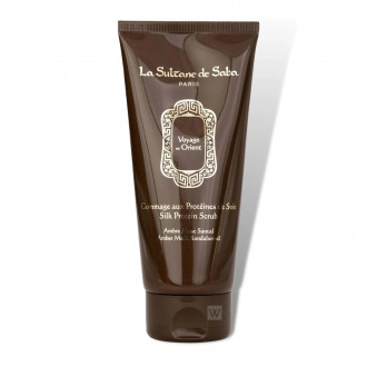 Скраб для тіла з протеїнами шовку La Sultane De Saba Silk Protein Scrub Amber Musk