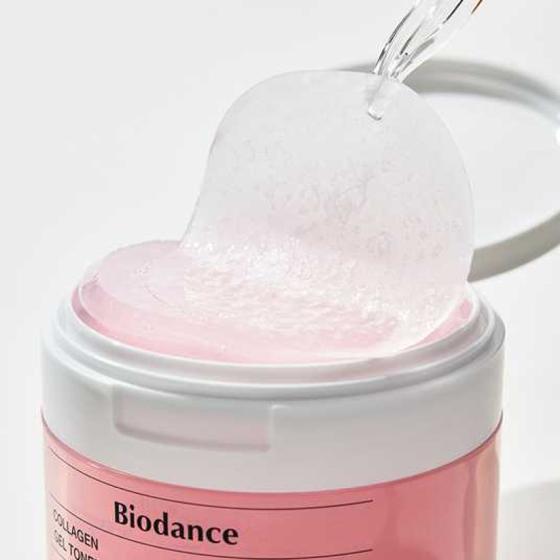 Зволожуючі гелеві тонер-педи для обличчя з колагеном Biodance Collagen Gel Toner Pads, 60шт