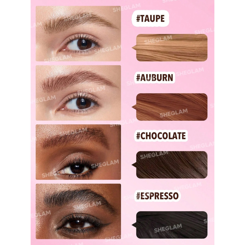 Помадка для брів Sheglam Brow-Fection Angled Brush and Dip - Taupe