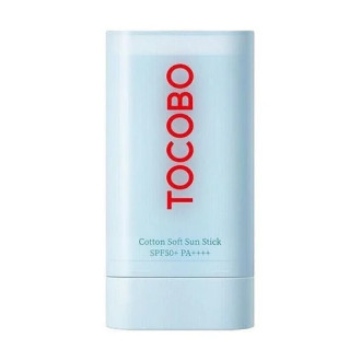 Сонцезахисний крем у стіку Tocobo Cotton Soft Sun Stick SPF50+ PA++++, 19g