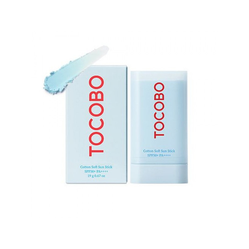 Сонцезахисний крем у стіку Tocobo Cotton Soft Sun Stick SPF50+ PA++++, 19g