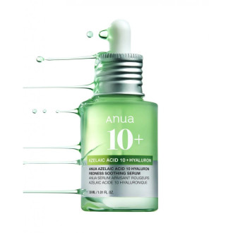 Заспокійлива сироватка Anua Azelaic Acid 10 Hyaluron Redness Soothing Serum