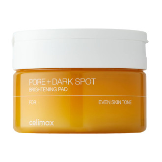 Пади проти темних плям і розширених пор Celimax PORE+DARK SPOT BRIGHTENING PAD, 40 шт