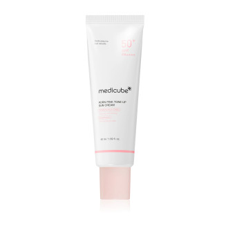 Сонцезахисний тонуючий крем з полінуклеотидами Medicube PDRN Pink Tone Up Sun Cream SPF50+ PA++++, 50 ml