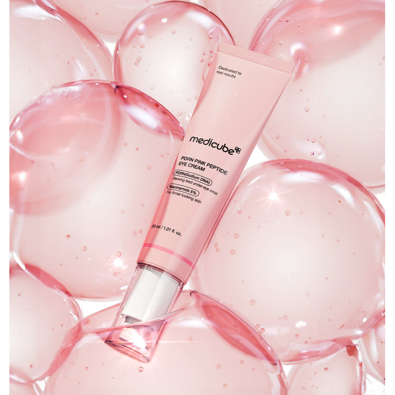 Крем для шкіри навколо очей з полінуклеотидами та пептидами Medicube PDRN Pink Peptide Eye Cream, 30 мл