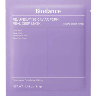 Маска для обличчя Biodance Rejuvenating Caviar PDRN Real Deep Mask