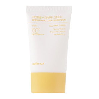 Освітлювальний сонцезахисний крем Celimax Pore+Dark Spot Brightening Care Sunscreen SPF50+ PA++++, 50 мл