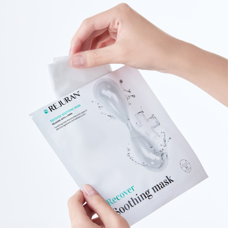Заспокійлива тканинна маска для відновлення шкіри REJURAN Recover Soothing Mask Single