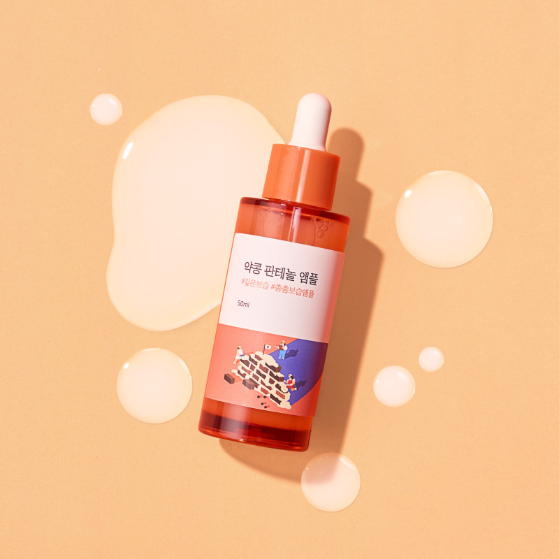 Концентрована сироватка з екстрактом соєвих бобів та пантенолом ROUND LAB Soybean Panthenol Ampoule 50 ml