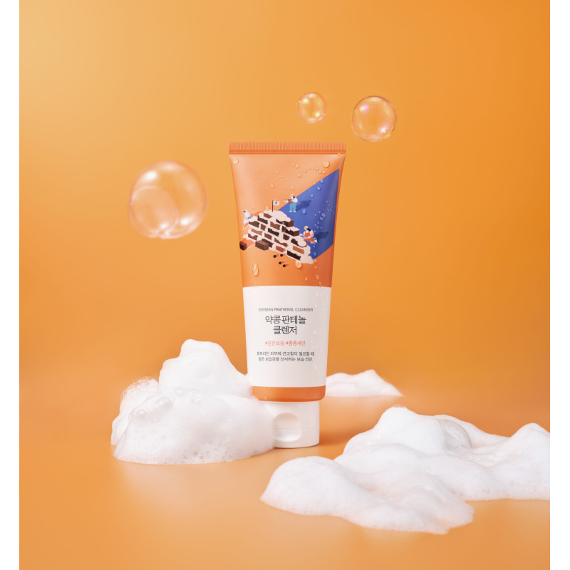 Пінка для умивання з екстрактом соєвих бобів та пантенолом ROUND LAB Soybean Panthenol Cleanser