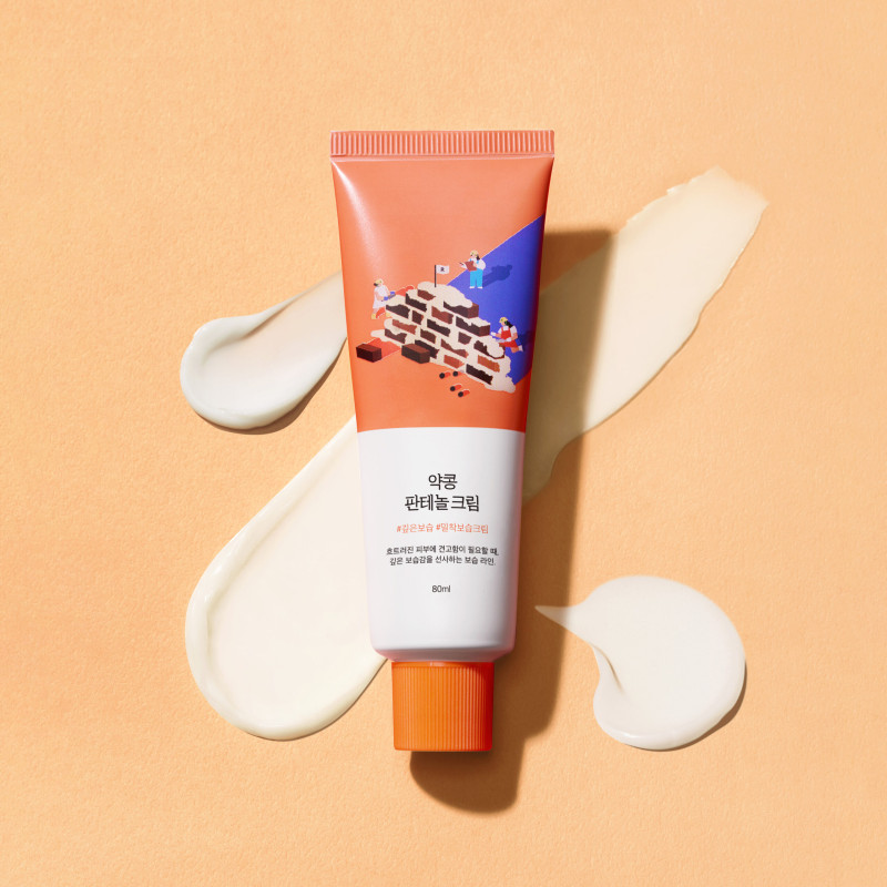 Бар’єрний крем з екстрактом соєвих бобів та пантенолом ROUND LAB Soybean Panthenol Cream 80 ml