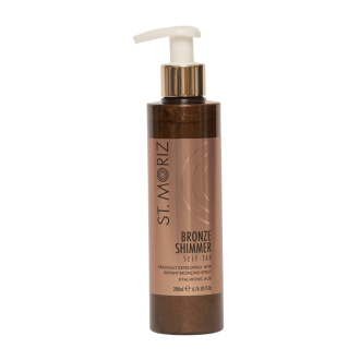 Засіб для бронзової засмаги з ефектом шимеру St Moriz Advanced Bronze Shimmer Tan, 200ml
