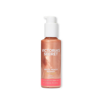 Парфумована олія-хайлайтер для тіла з ефектом сяйва Victoria’s Secret White Peach Mango Highlighting Body Oil