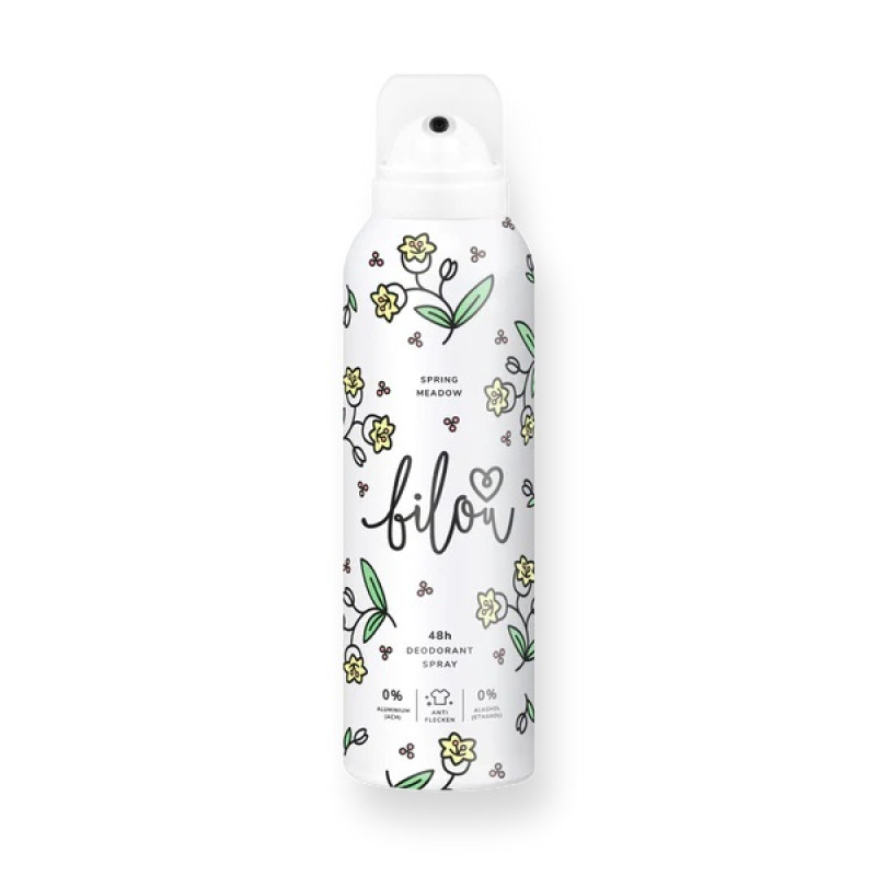Дезодорант-спрей Bilou Deodorant Spray Spring Meadow з ароматом конвалії та жасмину