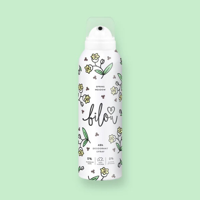 Дезодорант-спрей Bilou Deodorant Spray Spring Meadow з ароматом конвалії та жасмину