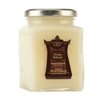 Масло каріте з ароматом лотоса та франжіпані La Sultane de Saba Beurre De Karite Lotus Et Frangipanier Butter
