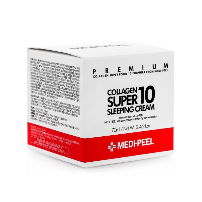 Крем для обличчя нічний з колагеном, керамідами та пептидами Medi Peel Collagen Super 10 Sleeping Cream, 70 мл