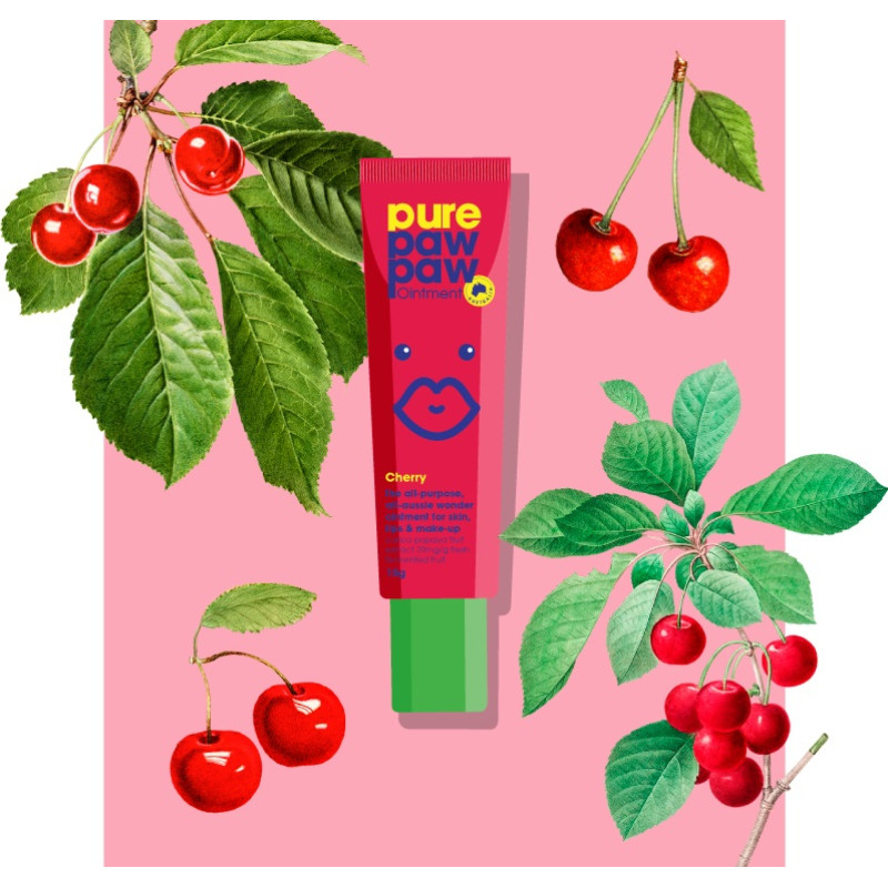 Відновлюючий бальзам Pure Paw Paw Cherry з ароматом "Вишня", 15g