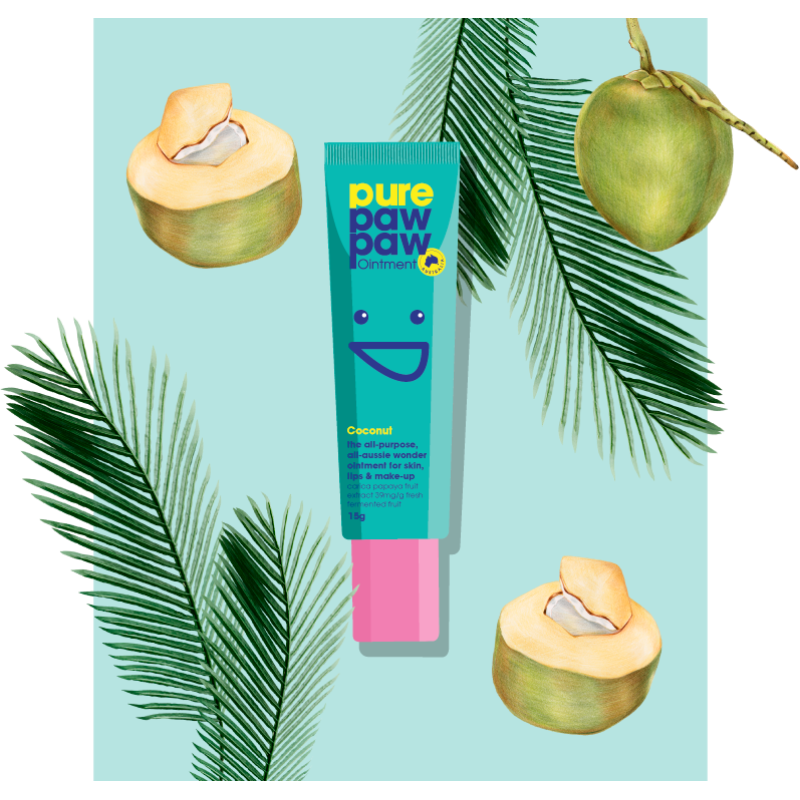 Відновлюючий бальзам Pure Paw Paw Coconut з ароматом "Кокос", 15g