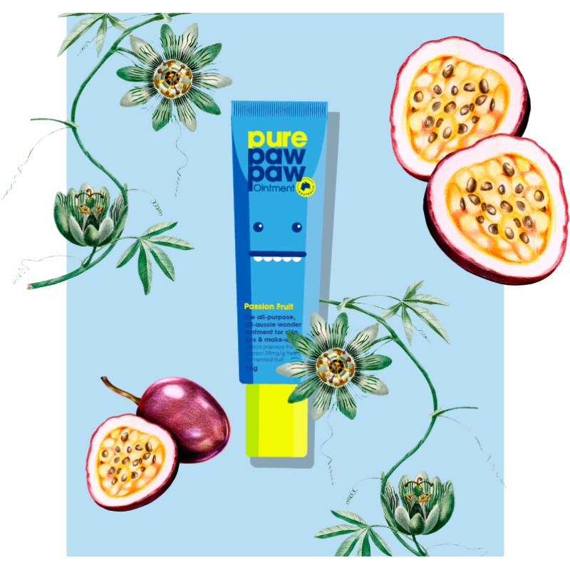 Відновлюючий бальзам Pure Paw Paw Passion Fruit з ароматом "Десерт із маракуї", 15g