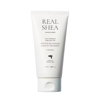 Термозахисний відновлюючий крем для волосся з маслом ши Rated Green Real Shea Gold Pressed Shea Butter Leave-in Treatment 150 мл
