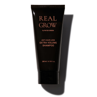 Шампунь для об’єму волосся та профілактики випадіння Rated Green Real Grow Anti Hair Loss Extra Volume Shampoo 200 мл