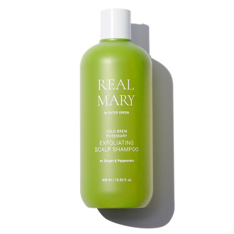 Глибокоочищаючий відлущуючий шампунь з соком розмарину Rated Green Real Mary Cold Brewed Rosemary Exfoliating Scalp Shampoo 400 ml