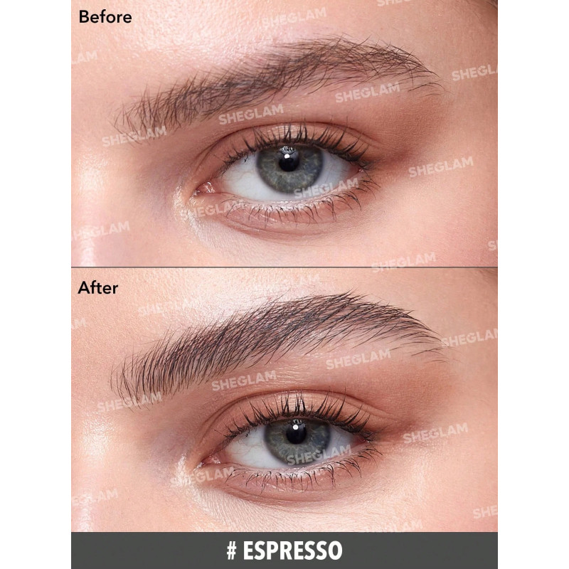 Відтінковий гель для брів Sheglam Hold 'Em Up Tinted Brow Gel - Espresso