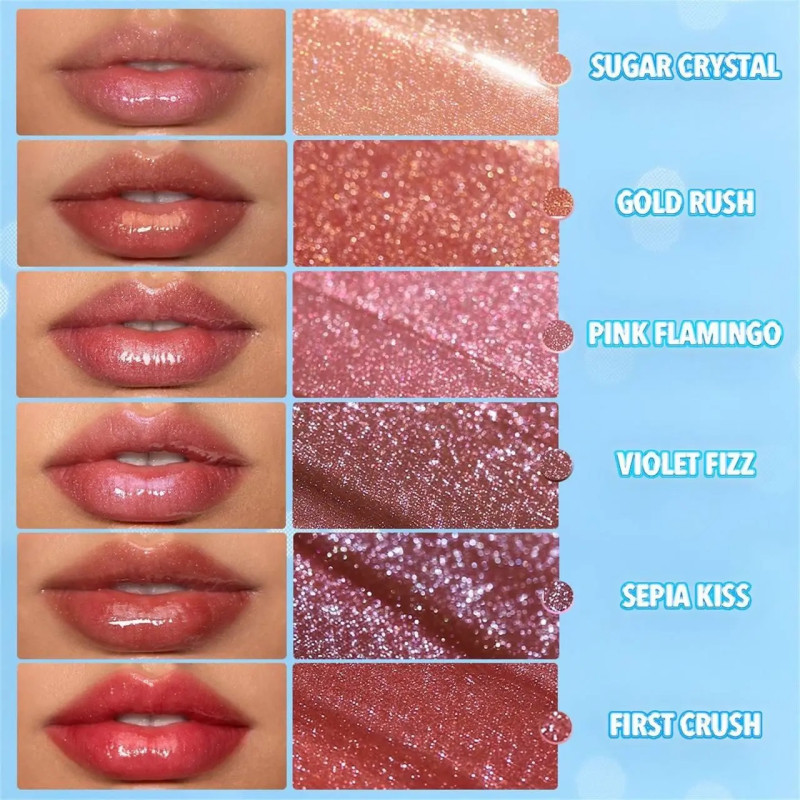 Блиск плампер для губ з шиммером Sheglam Pout-Perfect Shimmer Lip Plumper - First Crush