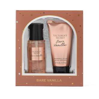Подарунковий набір  Victoria's Secret  Bare Vanilla Mini Mist & Lotion Duo 