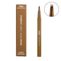 Лайнер для брів з квадро-пензлем ZOLA x Makarevich Light Brown